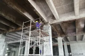 天花施工乙烯基防腐图片