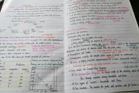 湖北学霸晒出“硬核”笔记，工整字迹堪比印刷！网友：没有对比就没有伤害！图片