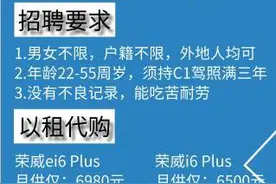 上海网约车以租代购图片