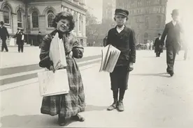 1896年的美国纽约街头实景，老照片走进124年前的世界强国图片