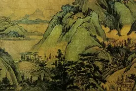 中国名画欣赏：岩画图片