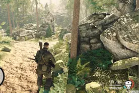 80后老郭：《狙击精英3》在敌营军需大院暗杀失败也精彩