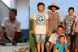 身高不足妻子一半，靠双手握脚走路生育一儿一女，村里谁见谁夸他图片