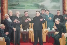 一九七九年，邓小平请荣毅仁等工商界五老吃火锅图片