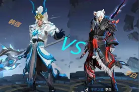 王者荣耀中当李白遇上韩信，注定这会是一场惨烈的相爱相杀图片