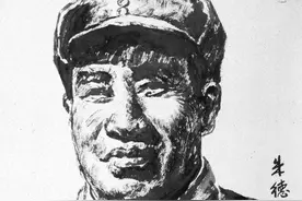 新中国的奠基人，十大元帅素描肖像展示图片