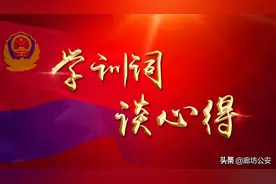 学训词 谈心得|践行重要训词 廊坊公安民警这样说图片