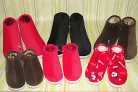 姥姥给外孙女做“豆包棉鞋”却被宝爸嫌土，爱归爱但这鞋不宜久穿图片