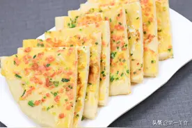 面粉别再蒸馒头了，教你做松软可口的发面鸡蛋饼，比面包还好吃图片