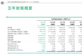 众安保险披露2019年业绩 上市三年归母净利润亏损31.95亿元图片