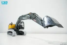 「5iMX评测室」全金属高仿真沃尔沃EC160E液压遥控模型图片