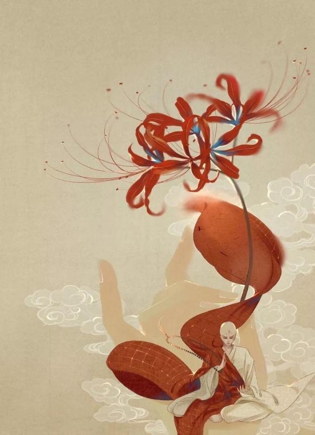 相传,彼岸花是开在黄泉路上的花.