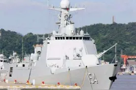 东海舰队第一舰  052D型厦门号导弹驱逐舰实力强大图片