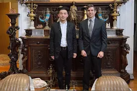 美中投资促进会主席张家豪一行考察美国费城，与宾州政府共商合作图片