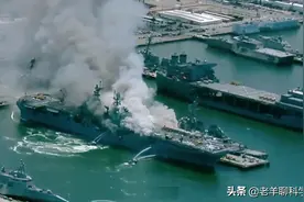 “绿帽子”引发的惨案，美士兵火烧准航母，重油中发现新证据？图片