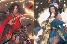 王者荣耀橘右京画师版官方版对比,男英雄也要裹胸肌,程咬金被冒犯图片