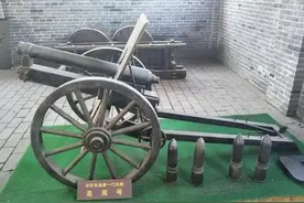 八路军第一门自制大炮：仿制自日本九二步兵炮图片