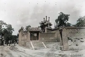 晚清河南府旧影：1907年，洛阳老城、关羽首级埋葬地图片