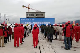 大藤峡水利枢纽工程船闸试通航成功，预计这个时候正式通航...图片