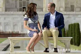 睹物思人，威廉王子携凯特泰姬陵纪念戴安娜，夫妻双双泪流满面图片