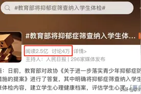 让孩子做“自杀”问卷！这是筛查抑郁症，还是教孩子“自杀”？图片