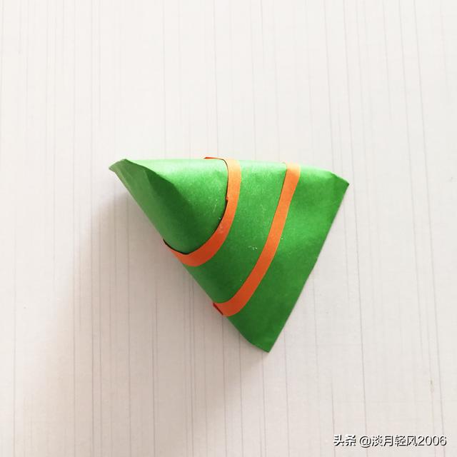 端午节幼儿园手工，用卡纸做粽子，简单易学，有教程