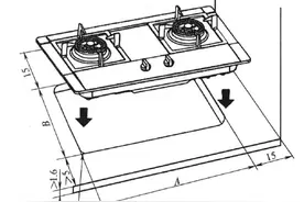 燃气灶的安装方法图片