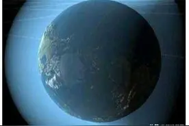 地球自转时，大气层是否也跟着转动？图片