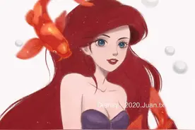 迪士尼公主与十二星座：美人鱼+双鱼座的结合，这才叫美若天仙！图片