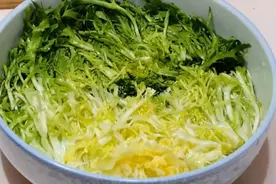 苦菊简单好吃做法，我家一周吃3次，营养又解馋，多吃也不怕胖图片