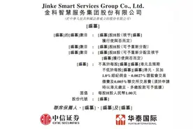 金科服务，分拆自「金科股份」、西南第一物管企业，拟香港上市图片