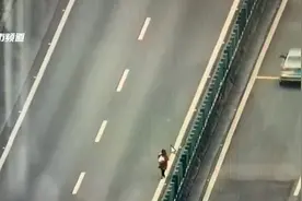 女子高速路上捡拾塑料瓶 交警助其寻亲图片