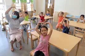 今天北京500余所幼儿园复园，万名小朋友快乐返园图片