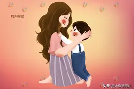 妈妈冒雨接孩子放学，镜头转向孩子，这一幕令人泪奔图片