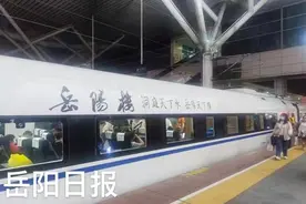 坐着高铁去旅行！“岳阳楼”号高铁从北京出发图片