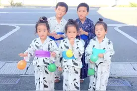 连生5个儿子，日本妈妈想生女儿不成，干脆把儿子当女儿养了图片