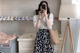 韩风温柔风怎么搭？浪漫雏菊小碎花轻点而至，让你气质加倍提升图片