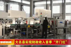 大名县实现财政收入首季“开门红”图片