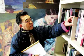 大师陈逸飞，54岁娶小29岁美女模特，痴迷绘画，婚后5年过劳死图片