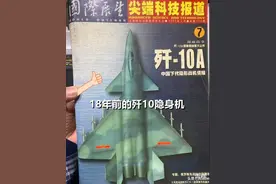 2003年军事刊物预测的歼-10隐身机！网友：除了编号基本蒙对了图片