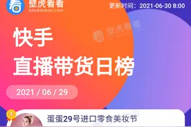 快手每日解读：主播蛋蛋7小时带货4200W，干吃面的魅力无人能敌？图片