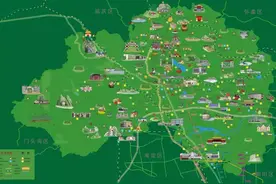 收藏｜超萌的昌平全域旅游手绘地图新鲜出炉啦！图片