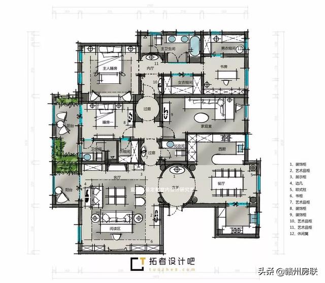 总有一款符合你的要求，300㎡的大平层找了10个大师做设计方案