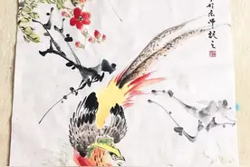 三尺整张，纸本设色，100x55cm,4平尺，约稿进行中。图片