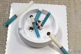 什么蛋糕不放鸡蛋？不用烤箱？适合送老公的创意蛋糕“香烟烟缸”图片