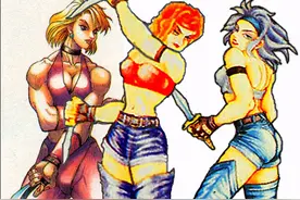 经典游戏《快打旋风》那些风姿绰约的女杂兵，毒药勉强排第三图片