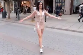 法国人有多开放？女子穿透明衣上街，中国游客：没眼看图片