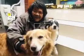 暖心！流浪汉每天带馒头来宠物店喂狗，店主做法引网友点赞图片