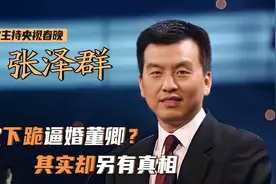 张泽群：3次下跪求婚董卿，董卿妈妈加油助威？4次高考终进央视图片