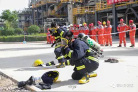 【园区企业】哈纳斯液化天然气举办“消防实战技能”竞赛图片